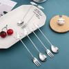 Cartoon Hanging Cup Teaspoons Stainless Steel Cat Fish Design Fruit Dessert Fork Smooth Edges Coffee Stirring Spoon Fruit Eating