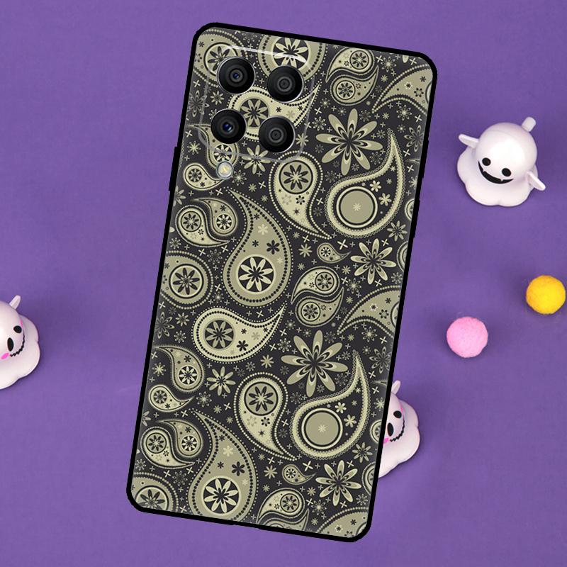 Bandana Paisley Pattern Art Cover For Samsung Galaxy M20 M30s M33 M13 M23 M53 M15 M55 M31 M51 M14 M34 M54 M32 M52 Case