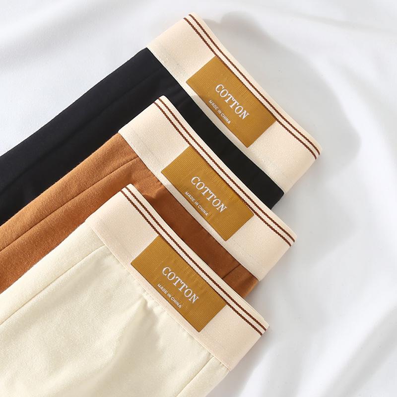 Men's Pure Cotton Antibacterial Boxer Briefs - Breathable Summer Shorts for Teenagers and Boys