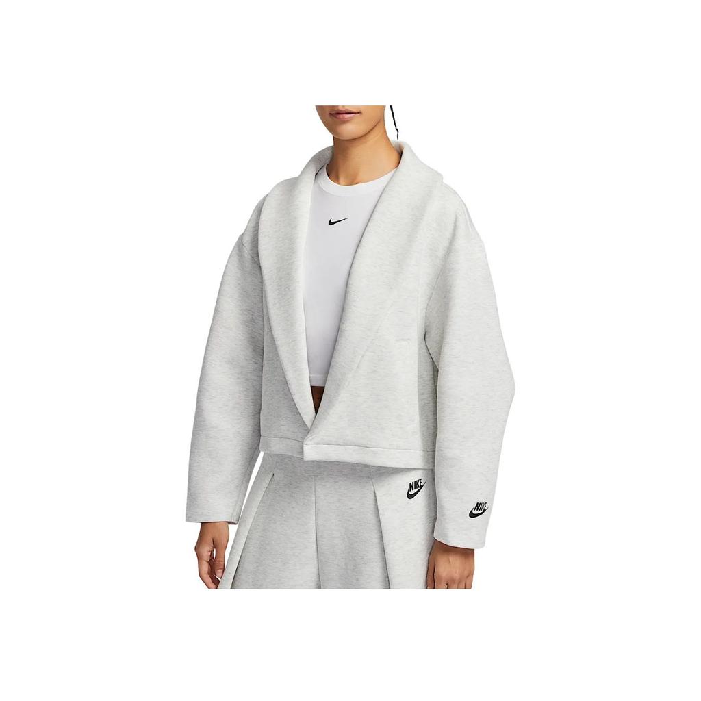 New Nike Sportswear Tech Fleece Jacket Women's White HJ0970-013
