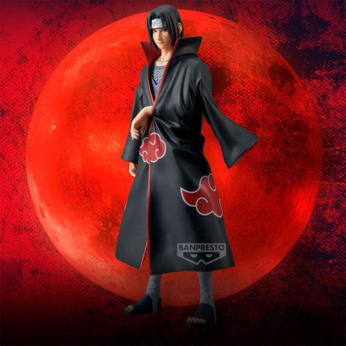 BANPRESTO Itachi Uchiha from Naruto Shippuden Grandist 28cm BP28670P Multicolor Collectible Figure, Perfect for Anime Fans