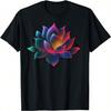 Lotusblume Yoga Spirituell Traumhaft Türkis Bunt T-Shirt T-Shirt