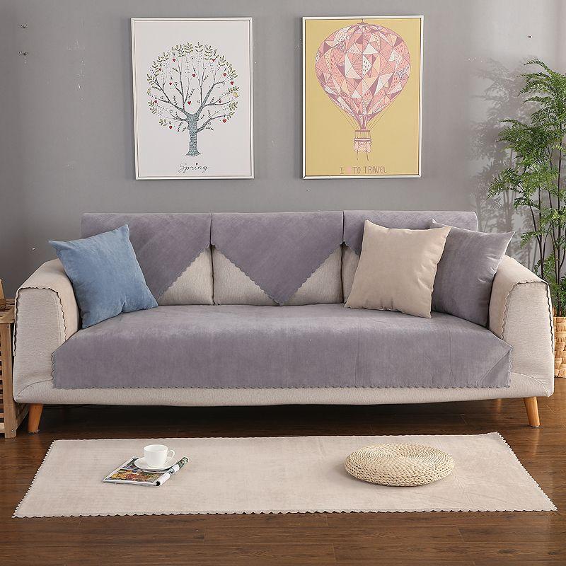 

Современная подушка для дивана из ткани, устойчивой к моче домашних животных, с антипригарным покрытием Gray 50*70cm hand towel