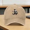 Funny Black Cat Playing Guitar Rock And Roll Sun Baseball Cap Yk Cute Unisex Unisex Washed Trucker Hat Kpop Rock Snapback Cap