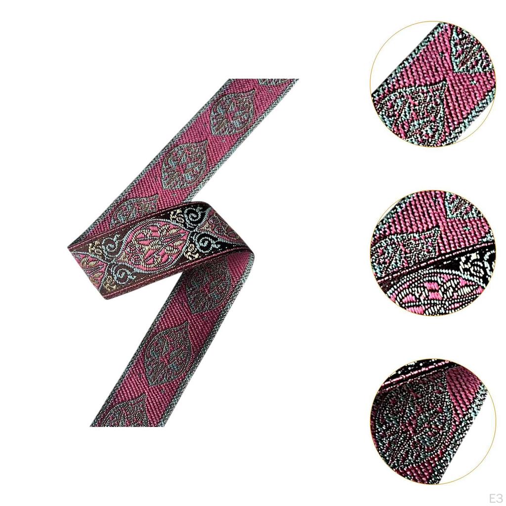 Jacquard Trim Craft Supplies for DIY Projects Ethnic Fabric Embroidered Trimming