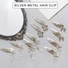 Ästhetische Schleifen-Haarnadel Metall-Entenschnabel-Klammer Haarnadeln Französische Seitenklammer 2000er Jahre Haarklammer Haarstyling-Accessoire für Damen