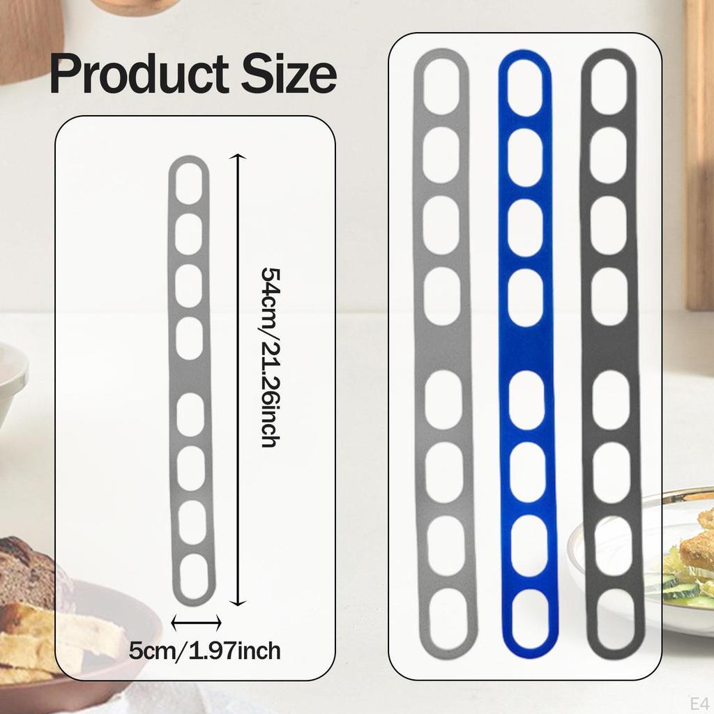 Zatrzask pokrywki Elastyczny Lekki Uniwersalny Mocowanie na krawędzi Pasek zabezpieczający Wielokrotnego użytku na naczynie do zapiekanki