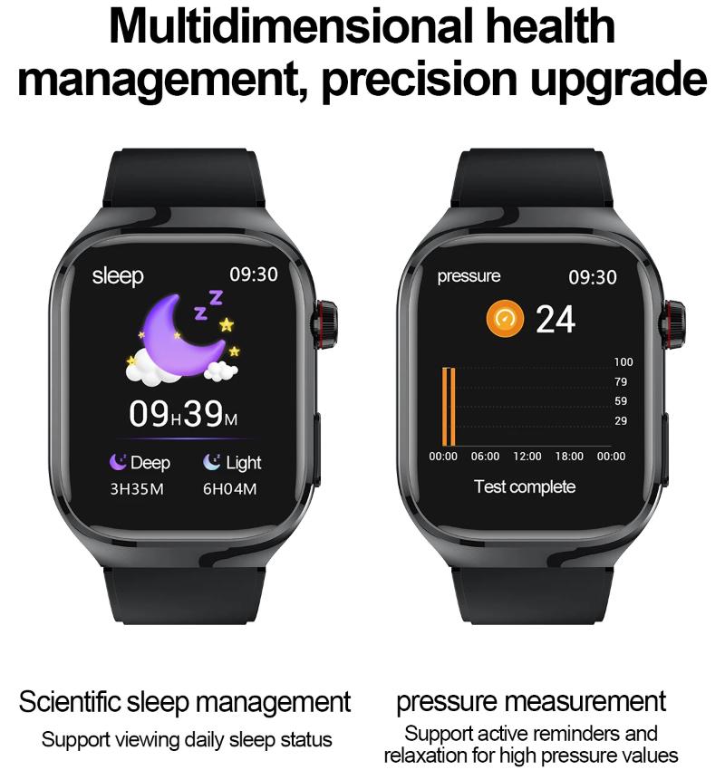 2025 New Blood Lipid Uric Acid Treatment Smart Watch Men ECG+PPG Heart Rate Sports HD Call Health Track for Samsung Smartwatch