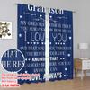 2pcs,2D Plane Printing Popular Curtains To Grandsons Heart Polyester (without Rod) Outdoor Decorations Ldeal for Bedroom Living