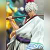 Sakata Gintoki Anime Gintama 2.0 Upgraded Roof Battle Gk Action Figure Pvc Desktop Decoration Trendy Children Toy Birthday Gift