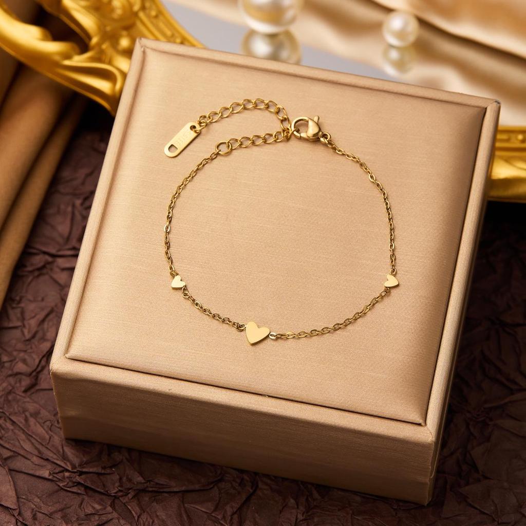 Neues Modisches Titanstahl Anlauffreies Armband für Damen - Vielseitige Europäische Stil-Trends