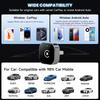 Carplay Adapter Wireless USB A Type C for Apple Carplay and Android Auto Connection Supports Both Wireless And Wi-Fi Connections
