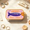 Plastic Jewelry Case Sardine Can Storage Box, Portable Anti-tangle Travel Case, Lightweight Retro Organizer for Necklaces And Earrings