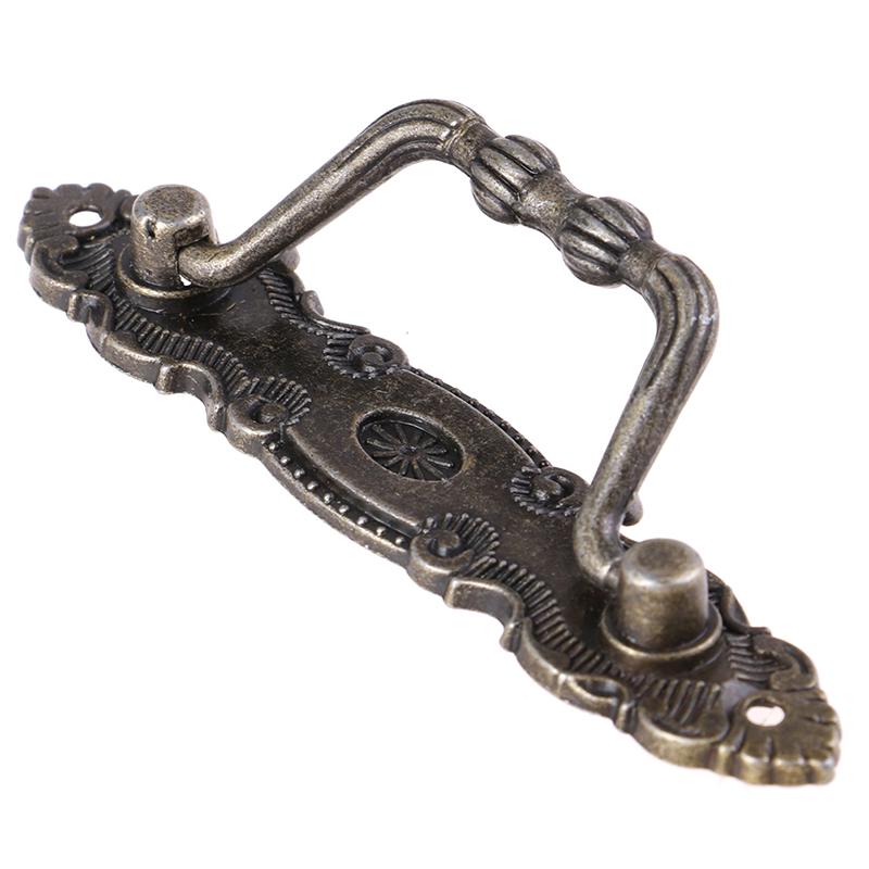 Antique Bronze Furniture Handle Zinc Alloy Drawer Door For Dresser Drawer