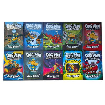5 Books/set Dog Man Detective Dog's Adventures Hardcover New Edition Set Picture English Books Comic