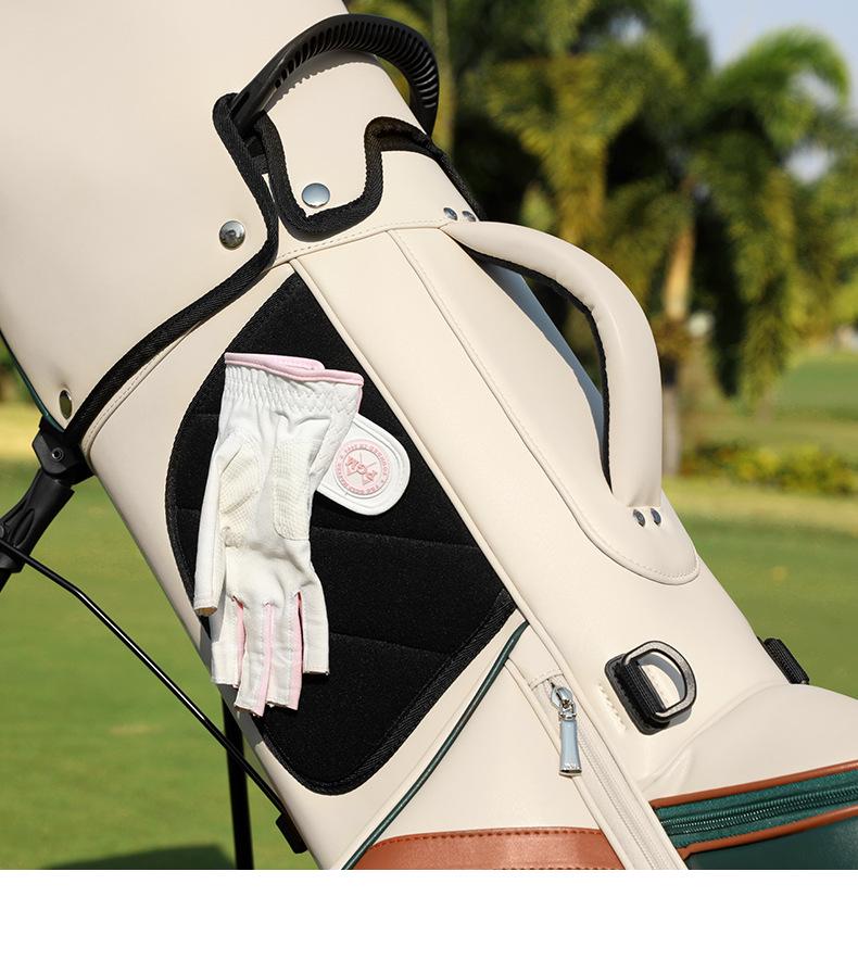 Women's PGM Golf Stand Bag, 7 Dividers, Dual Shoulder Straps, Waterproof Microfiber