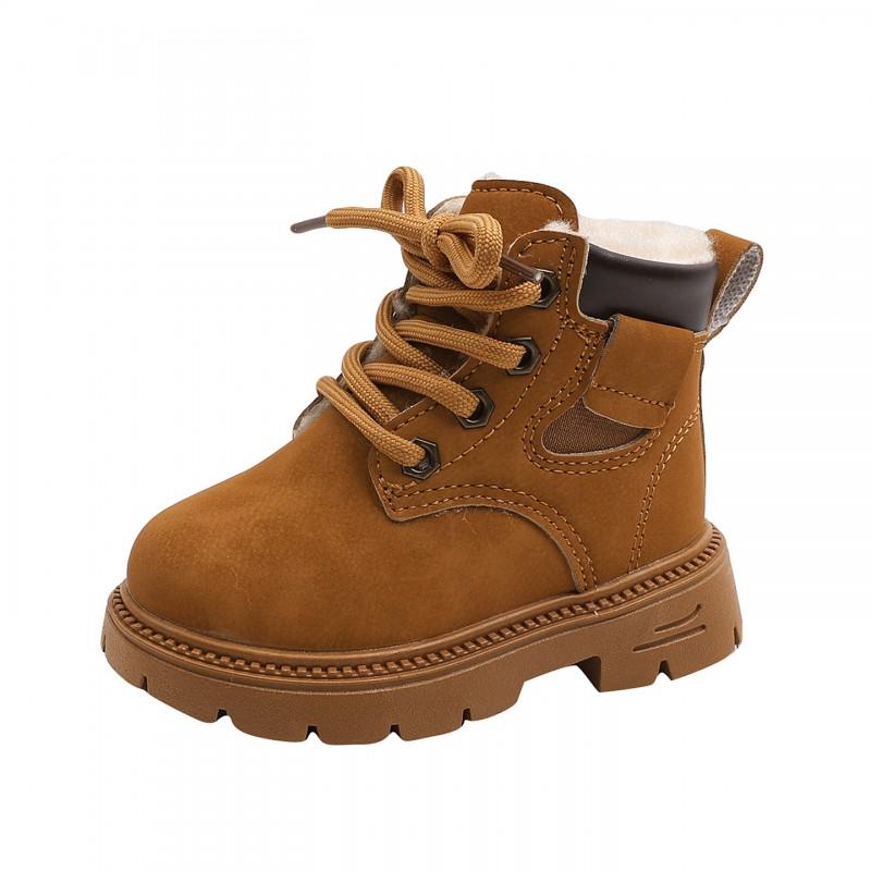 Kids Winter Warm Martin Boots Toddlers Soft Sole Non-Slip Toddler Boys Girls Neutral Style