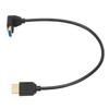 90 Degree Down HD Multimedia Interface Cable 48Gbps Gold Plated Flexible HD 8K HD Multimedia Interface Cable for Laptops