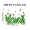 Home Decor Peel and Stick Removable Flower Plants Leaves Wall Decals Wall Stickers