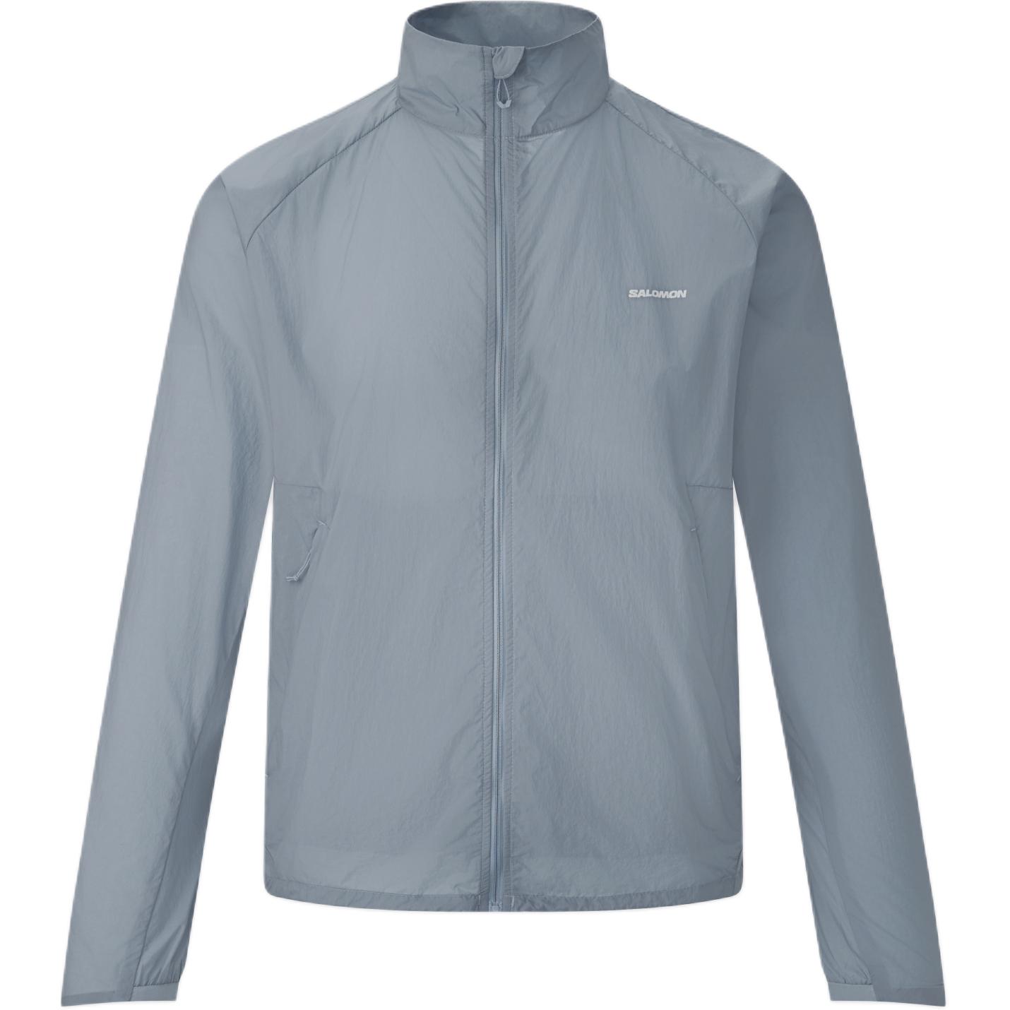 Salomon Windproof Zip-Up Long Sleeve Stand Collar Jacket Men jackets LC2844300 S