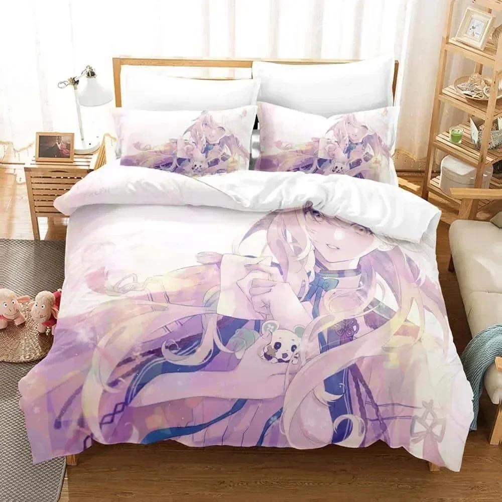 Neues 3D-Druck Anime Olympia Soiree Bettwäscheset Einzelbett Twin Full Queen King Size Bettset Erwachsene Kind Schlafzimmer Bettdeckenbezug Sets