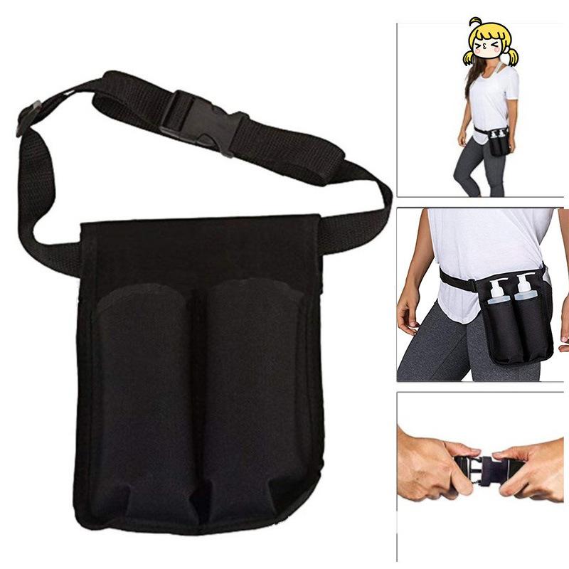 Single/Dubbele Massagefles Holster Plastic Gesp Massageolie Tailleholster Draagbaar Voor Parfumeurs Voor Fysiotherapeuten