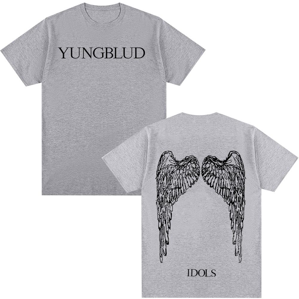 Yungblud IDOLS Wings Album Tour 2025 T Shirt Fans Gift Unisexs Women Hip Hop Short Sleeve Tshirts Oversized Casual Cotton Tshirt
