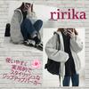 Ririka Basic Casual Fit Size Women's Zip-Up Hoodie, Oversized, Fleece-Lined, Gray/Black, (Black, M)