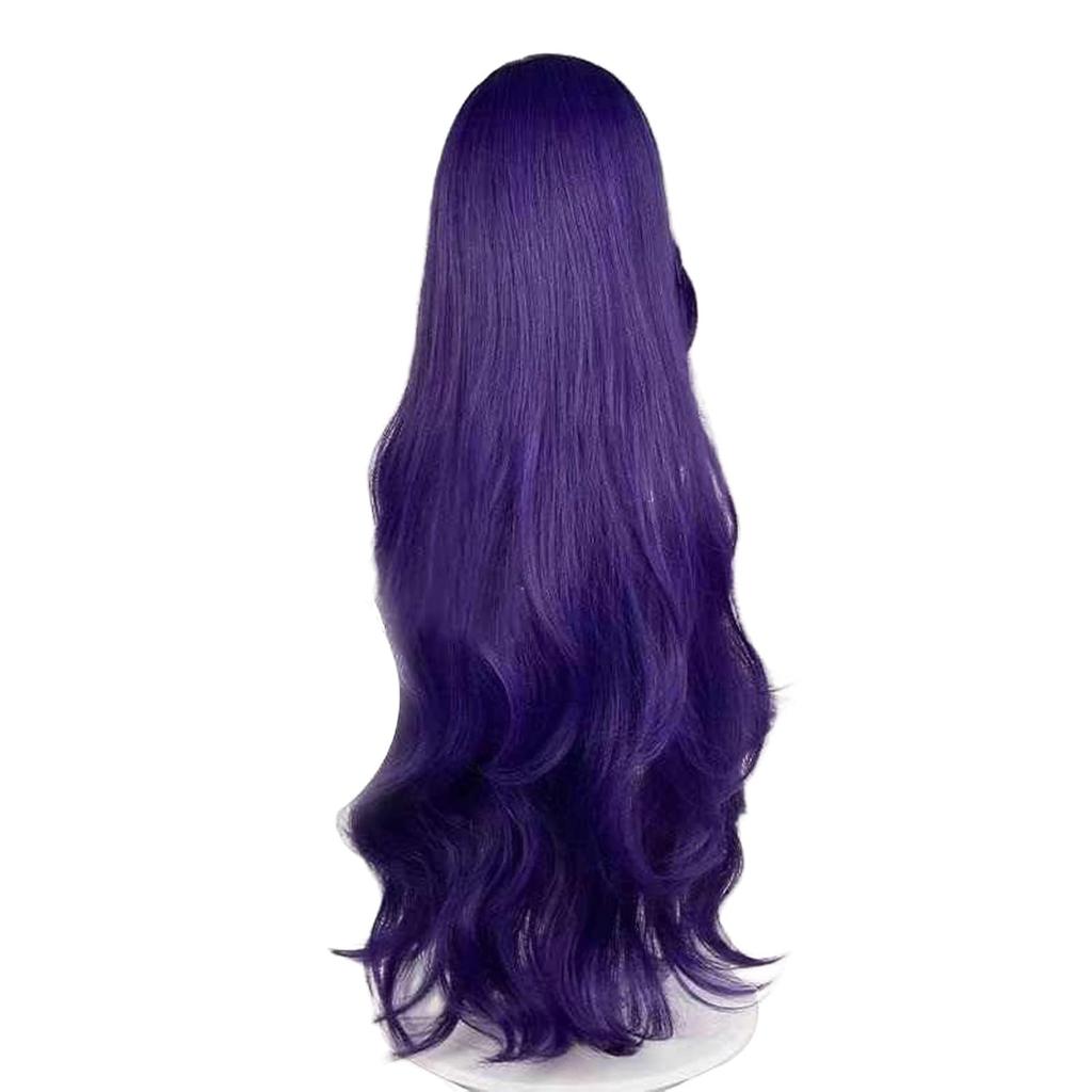 Rarity Cosplay Wig Rarity Wig Long Dark Purple Curly Wigs Heat Resistant Synthetic Hair Halloween party