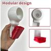 Reusable Drill Dust Collector Box - Magnetic Chip Containment Case with Guide Sleeve for Clean Ceiling / Wall  Drilling