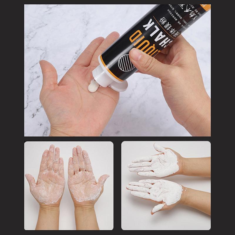 50/100 ml Pro Grade Flüssigkreide Schmutzfrei Professioneller Handgriff für Fitnessstudio Gewichtheben Klettern Gymnastik Klettern