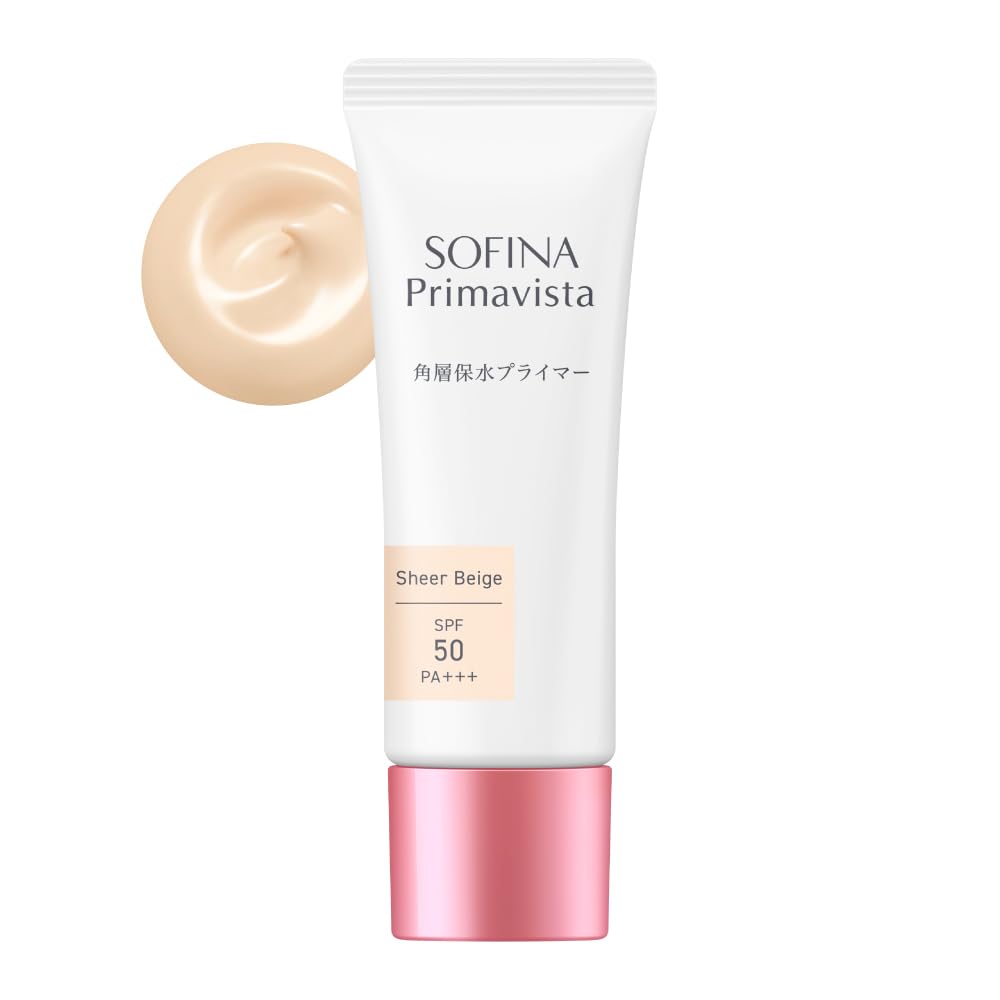 Sofina Primavista Stratum Corneum Moisturizing Sheer Makeup Longevity Data Prevents Makeup Moisturizes the Stratum Department Store Skincare UV бежевый