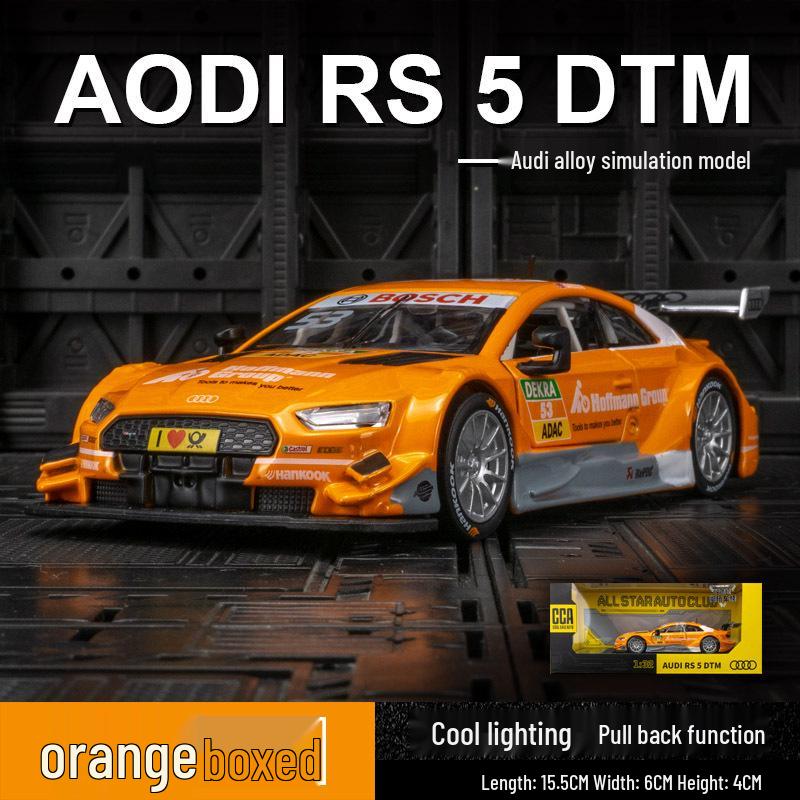 

Caipo 88448 RS5 DTM Rally Car Alloy Model with Opening Doors - Toy for Boys. оранжевый