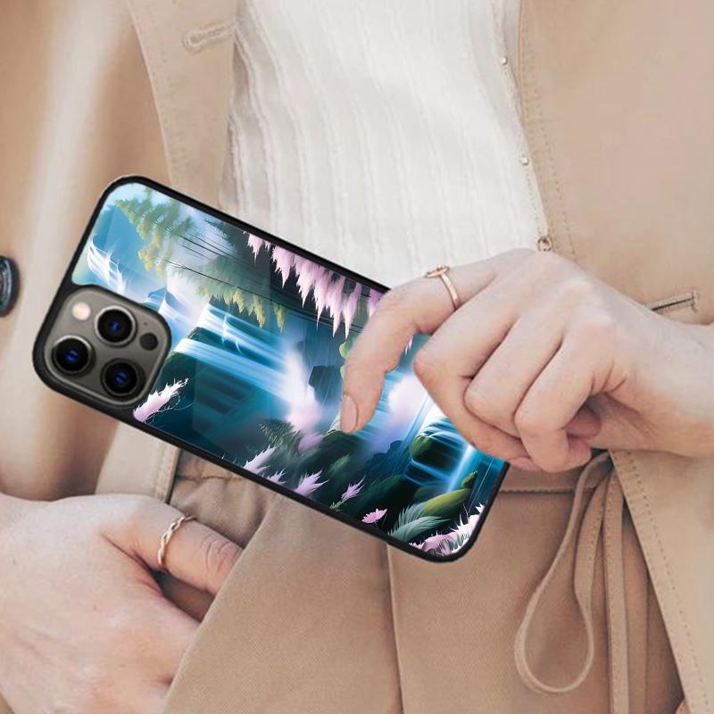 

Fairy Waterfall Valley Magnetic Phone Case For APPLE iPhone 17 Air 16 14 13 12 Pro Max 15 Plus Charge With MagSafe Cover iPhone 14