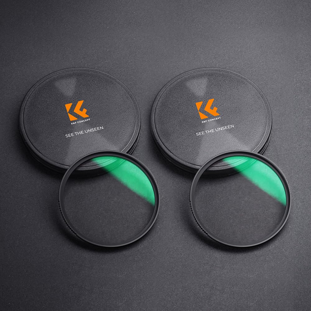 Concept 58mm Black Mist Filter Soft Contrast Adjustment Lens Ultra Thin Water Optical Glass K&F 1/4+1/8 Set, Delineation, Filter, Frame, Repellent,