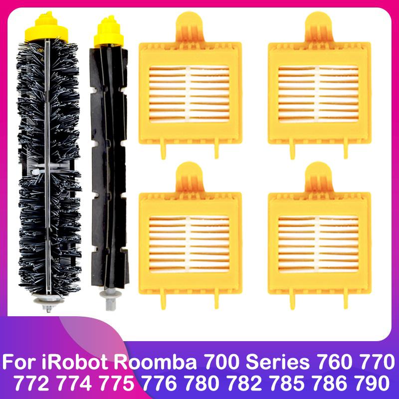 Fit For iRobot Roomba 700 Series 770 780 790 772 774 775 776 760 782 785 786 Main Side Brush Hepa Filter Wheel Accessories Spare
