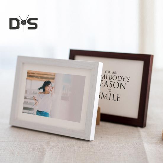 6/7/8/10-Inch/A4 Vintage Wooden Photo Frame Clear Glass Picture Display Frame Rustic Home Office Bedroom Desktop Photo Holder Decoration