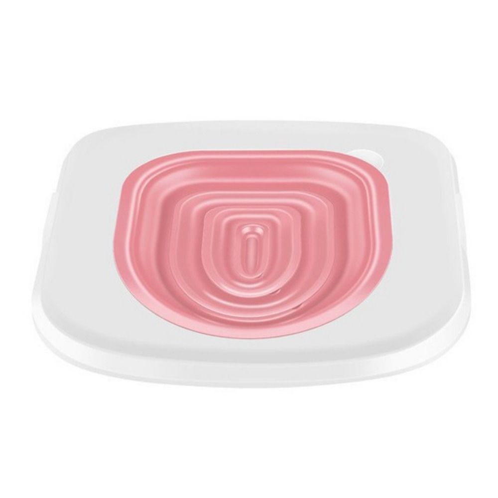 

Plastic Open Type Cat Toilet Trainer Pet Accessories Toilet Training Seat Cat Litter Box Mat розовый