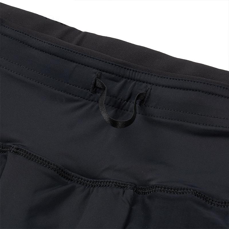 SAUCONY Mens Training Series Simple Breathable Fashion Three-Quarter Sports Shorts Men Shorts Black SC2220065BAL-BK01