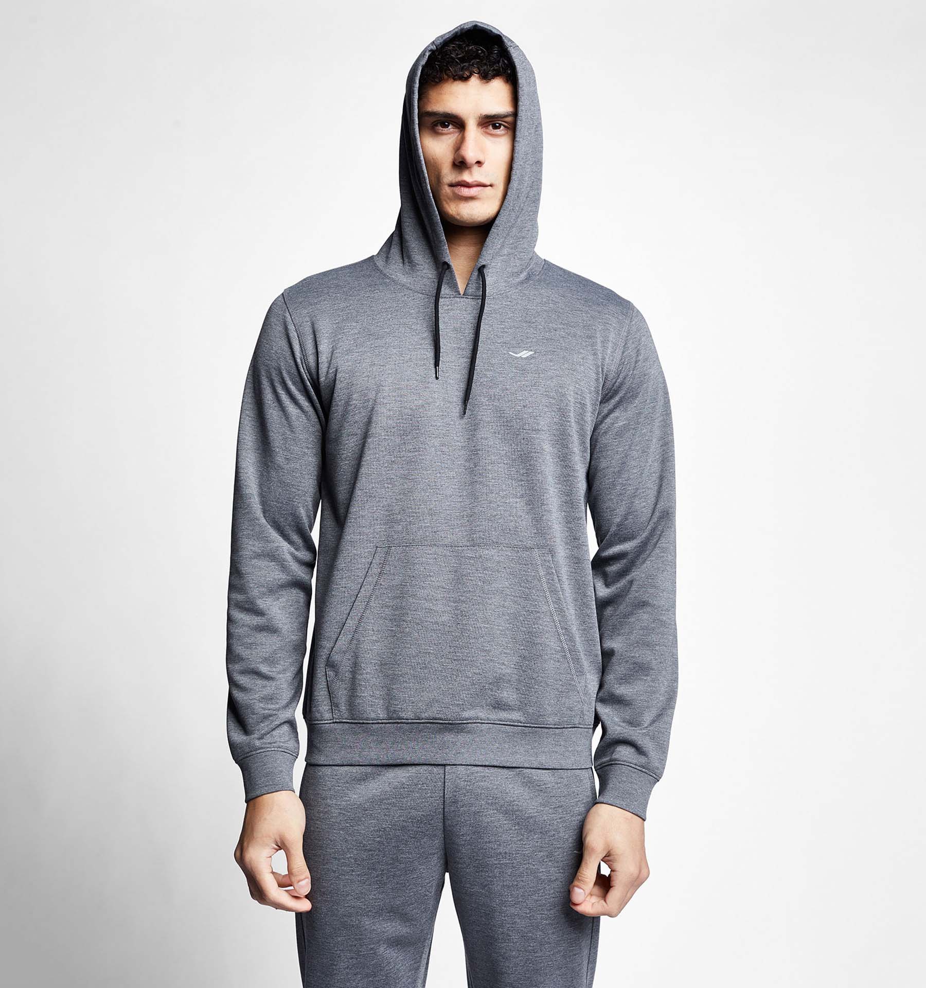 

Men s Hooded Sweatshirt 22S-1239-22B XL сірий колір