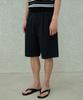 PYEON MA Banding Bermuda Pants - Navy