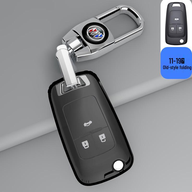 Transparent Full-Wrap Key Case for Buick Envision/Regal/Verano/Lacrosse/GL8