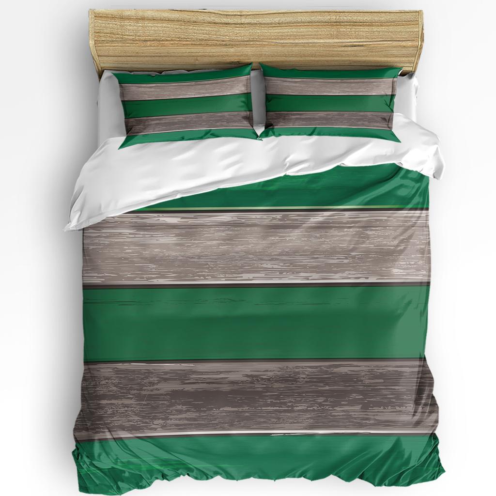 Vintage Farm Barn Grain 3pcs Bedding Set For Double Bed Home Textile Duvet Cover Quilt Cover Pillowcase