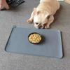 Silicone Pet Meal Mat Pet Waterproof and Anti Slip Cat Food Mat No Cleaning Required Puppy Feeding Bowl Mat Pet Accessories