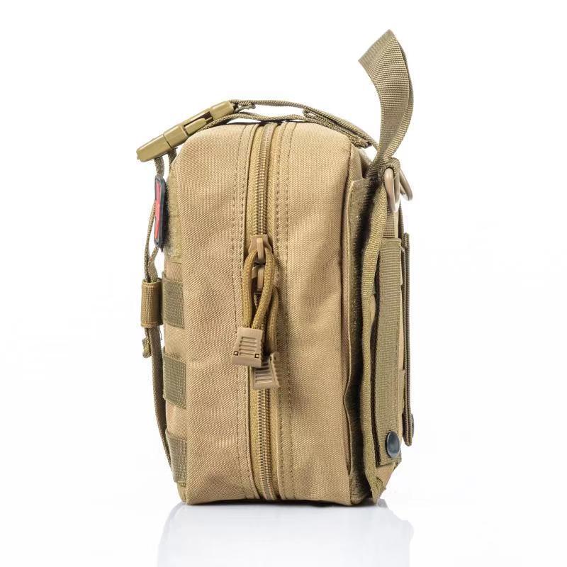 Camouflage Tactical Medical Waist Pack - Multifunctional Outdoor Survival Bag for Mountaineering