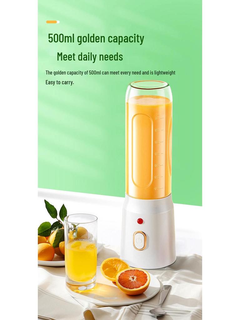 Vaso Licuadora Exprimidor Eléctrico Multifuncional Portátil de Alta Eficiencia