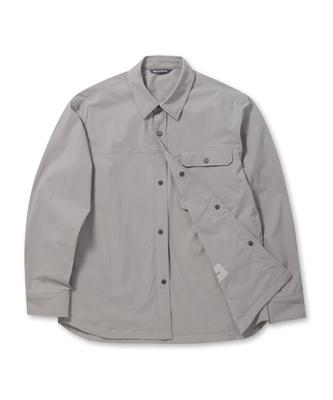 BRENTWOOD Spring Solid Shacket_Brsas25711Gyx