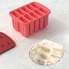 1pc Silicone Popsicle Mold, Designed In Sets of Ten, with 50 Wooden Sticks Sent Out