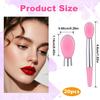 20 Pcs Lip Mask Applicator Silicone LIp Applicator Lip Balm Applicator Stick Lipstick Brushes Applicator Cosmetic Brush Set For Lipstick Lip Gloss