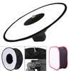 Portable Round Softbox Folding Collapsible Flash Light Diffuser Photography Studio Lighting Modifier For Camera LED Light Panel